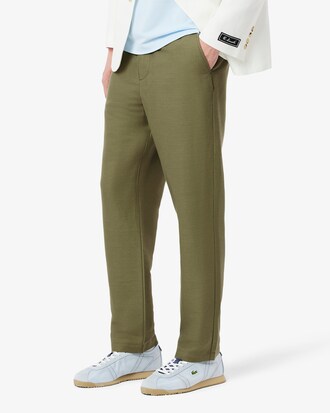 Regular Fit Linen Twill Pants