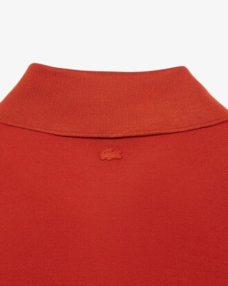 Runway Silk Piqu&eacute; Polo Collar Dress