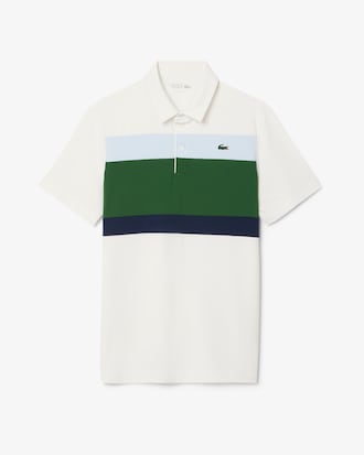 Regular Fit Colour-Block Golf Polo Shirt
