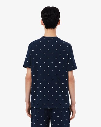 Crocodile Print Pyjama Top