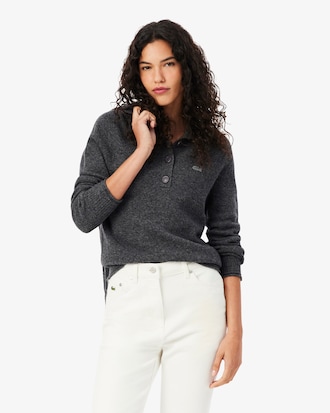 Wool High Neck Sweater