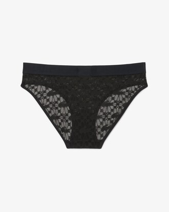 Logo Waist Lace Briefs