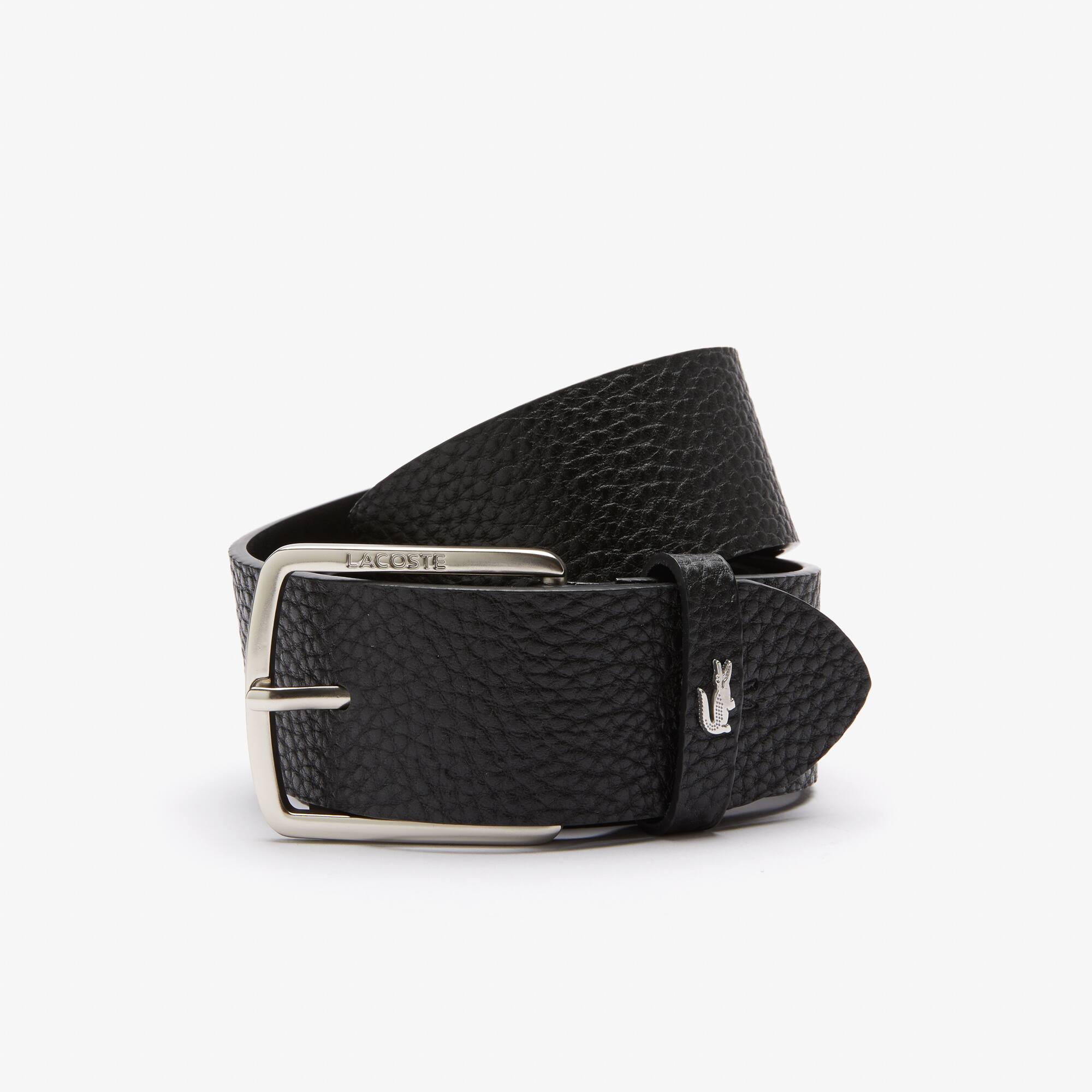 Men's Lacoste Engraved Square Buckle 