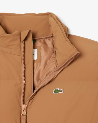 Water-Repellent Hooded Down Jacket
