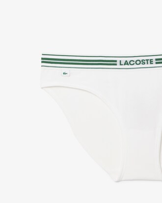 Contrast Waist Stretch Cotton Briefs