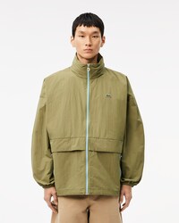 Water-Repellent Removable Hood Windbreaker