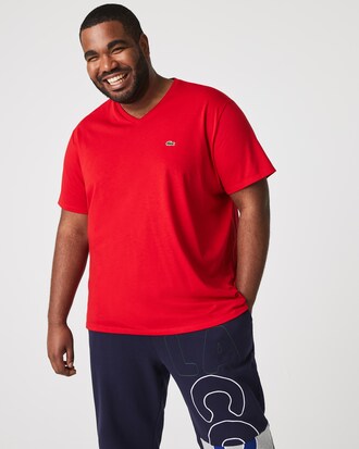 Lightweight Cotton Pima V Neck T-shirt