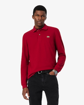 Classic Fit Long Sleeved L.12.12 Polo Shirt