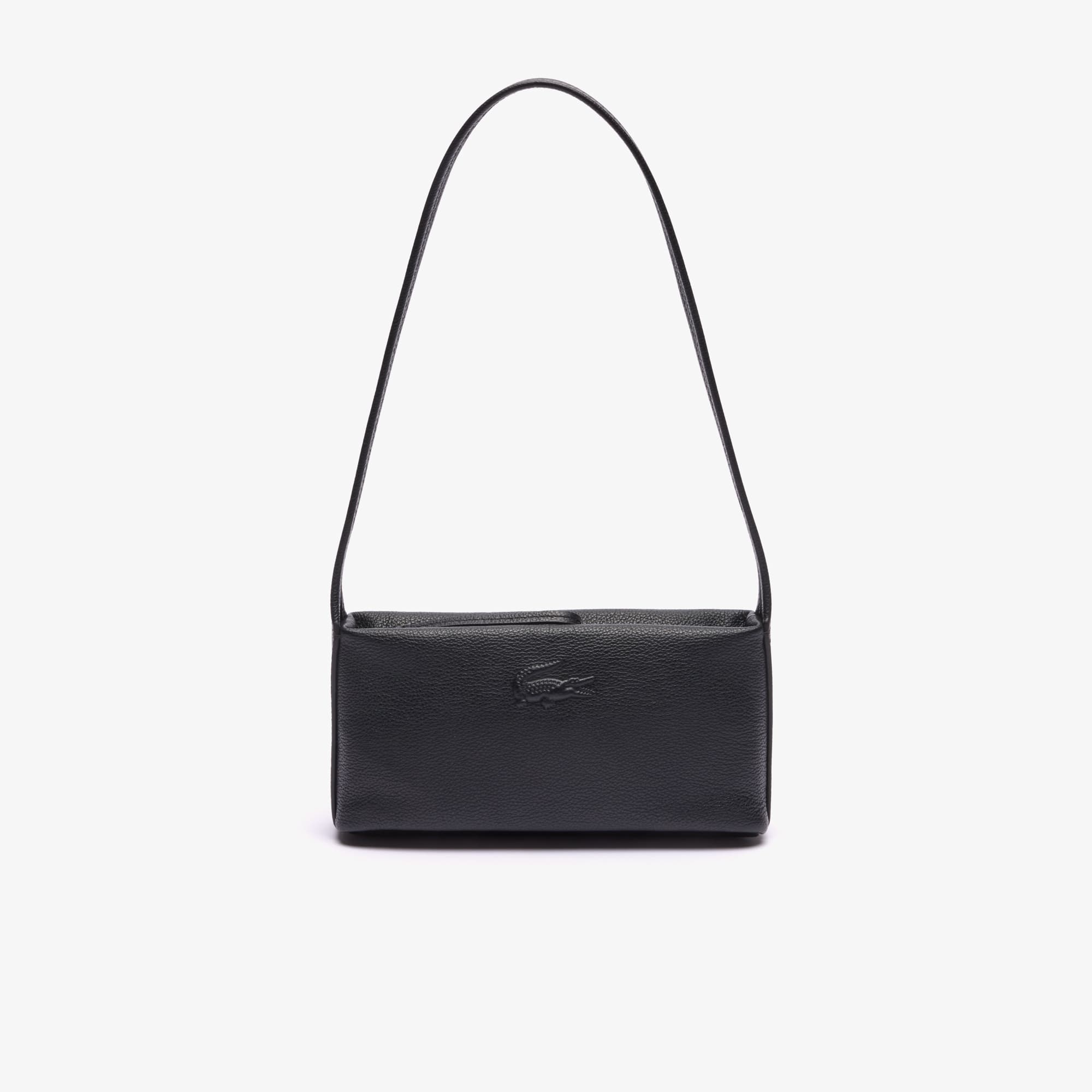 ★LACOSTE★ Women's Easy Hobo Bag Black NF5022Y55G000 Women's Nilly Petit Piqué Flap Close Bag - Crossbody Bags