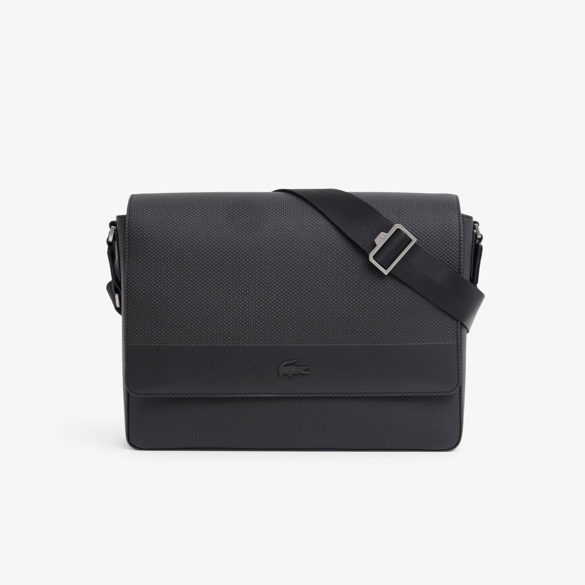 Large Chantaco Leather Messenger Bag - Men's Vertical Bags - New