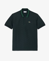 Classic Fit Monogram Jacquard Polo Shirt