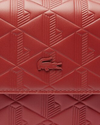 Maheki Embossed Leather Shoulder Bag