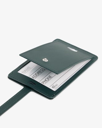 Runway Printed Leather Luggage Tag