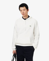 Logo Stripe Zipped Hoodie