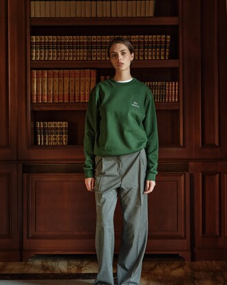 Lacoste x Lamarel Fleece Sweatshirt with Crew Neck
