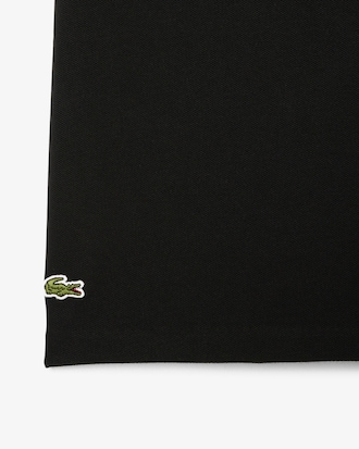 Stripe Collar Petit Piqué Polo Shirt