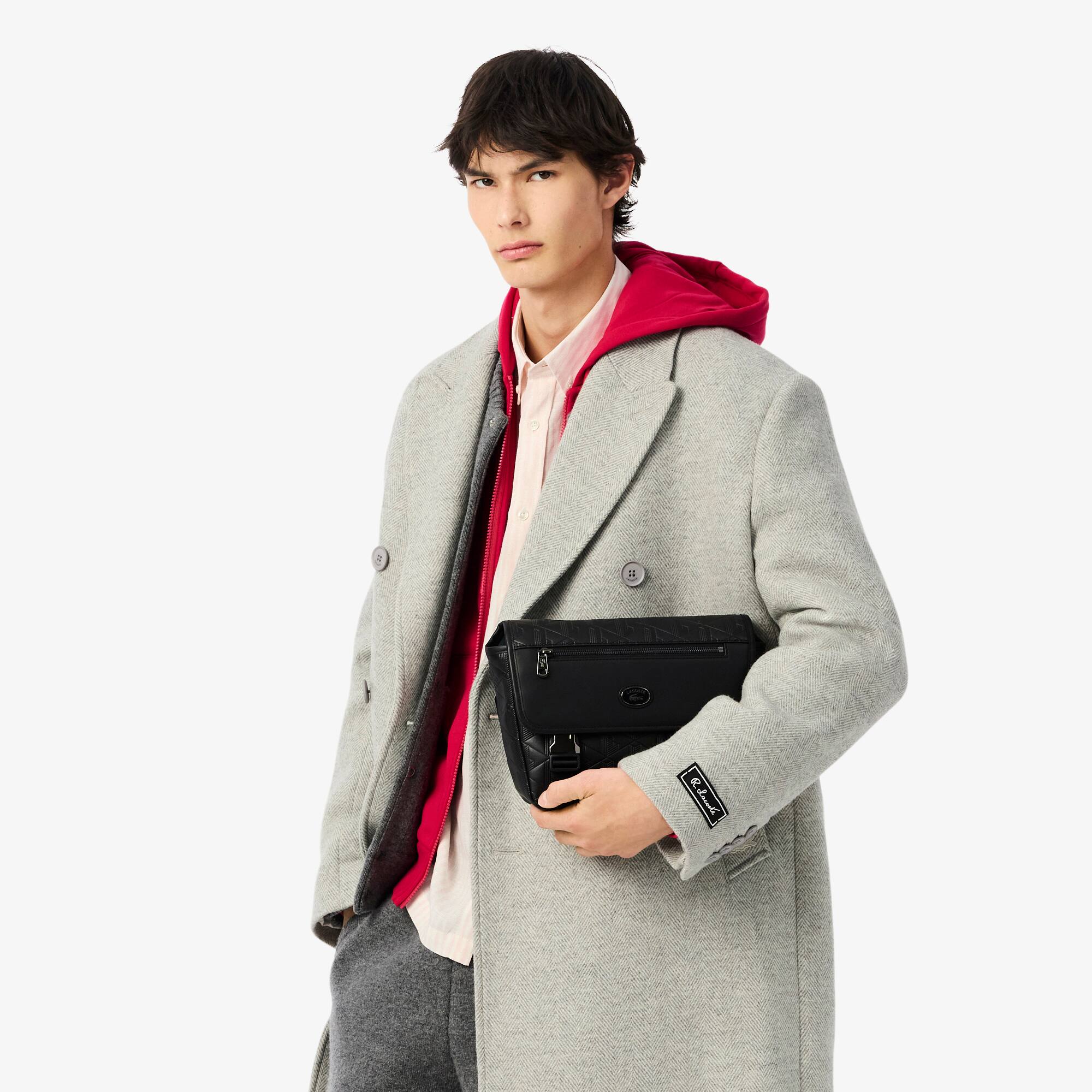 バッグ Lacoste Nomogram Small Messenger Bag Amazon.com | Lacoste Nomogramme Small Flap Close Messenger