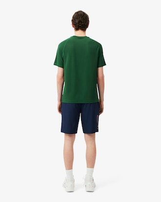 Trim Accent Diamond Taffeta Sport Shorts