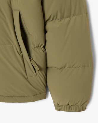 Water-Repellent Hooded Down Jacket