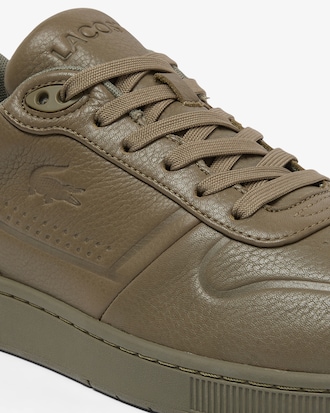 Men’s T-Clip Shield Leather Sneakers