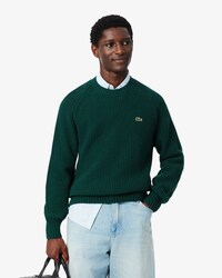 Thick Wool Crew Neck Sweater