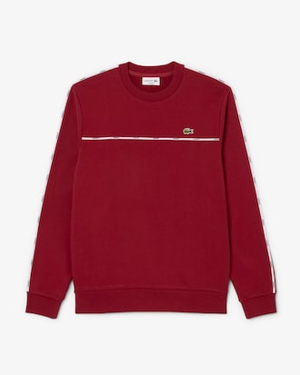 Logo Trim Fleece Sweatshirt