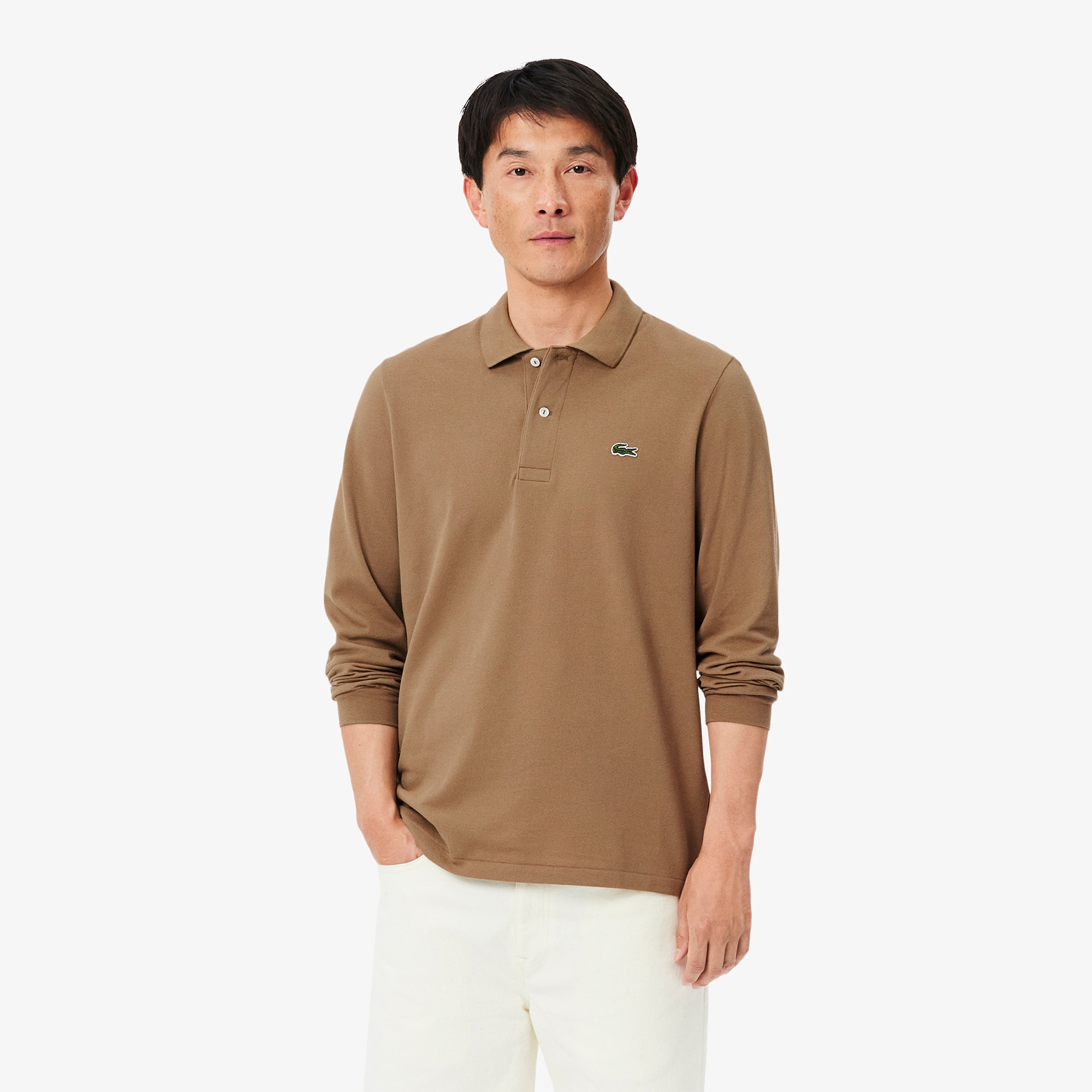 Classic Fit Long Sleeved L.12.12 Polo Shirt - Long Sleeves - New