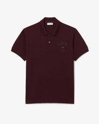 Classic Fit Embroidered Petit Piqu&eacute; Polo Shirt