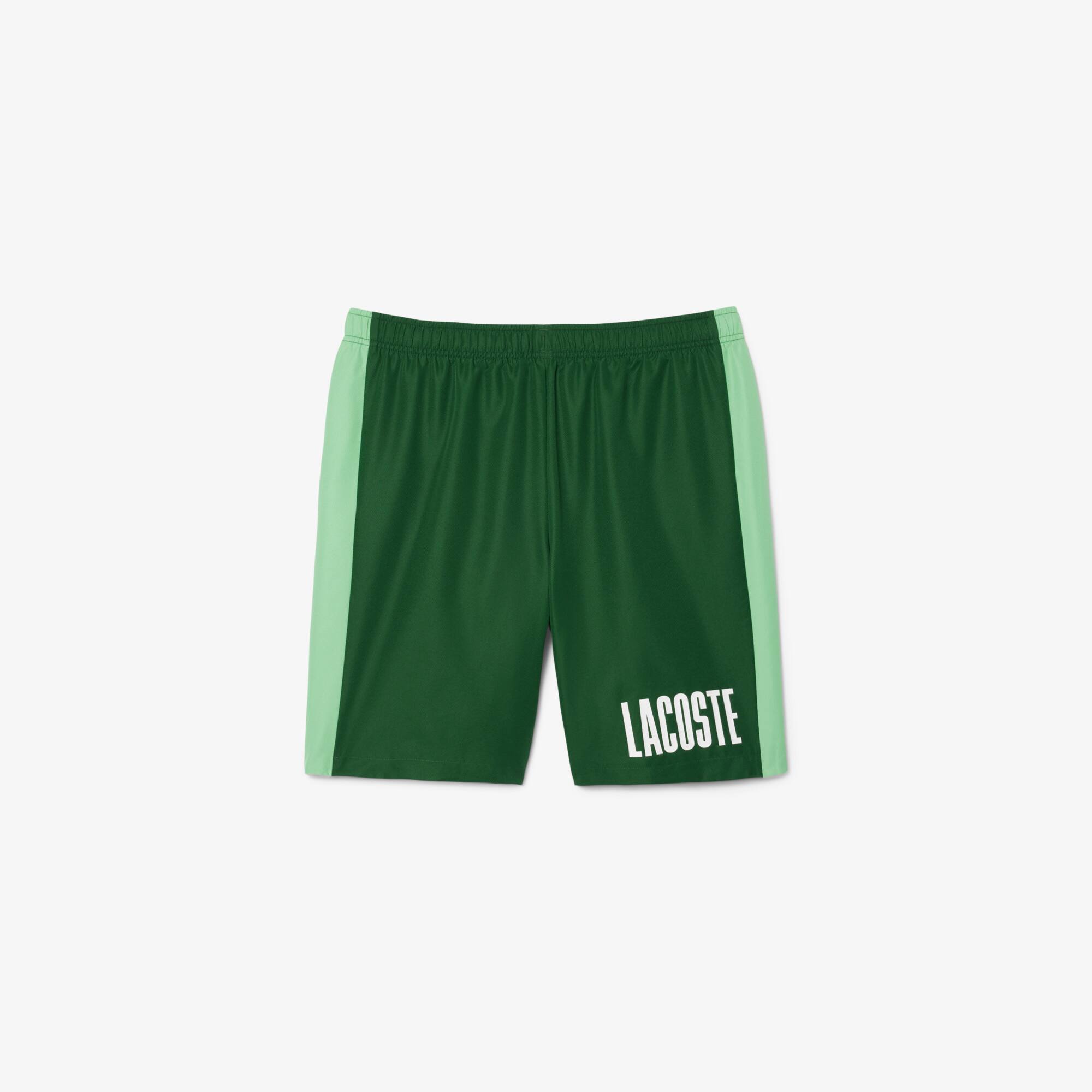 Print Branded Tennis Shorts Shorts New In 2025 Lacoste