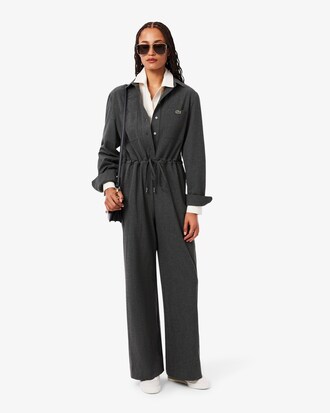 Long Sleeved Flannel Jumpsuit