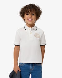 Badge Accent Petit Piqu&eacute; Polo Shirt