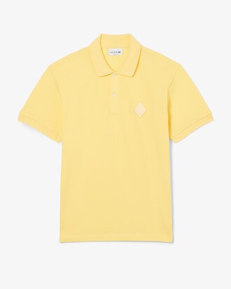 Classic Fit Badge Accent Piqu&eacute; Polo Shirt