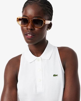 Sleeveless Piqu&eacute; Polo Dress