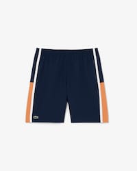 Lightweight Colour-Block Stripe Tennis Shorts