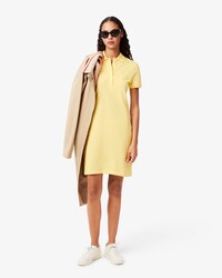 Slim Fit Stretch Piqu&eacute; Polo Dress