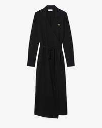 Stretch Mini Piqu&eacute; Wrap Polo Dress