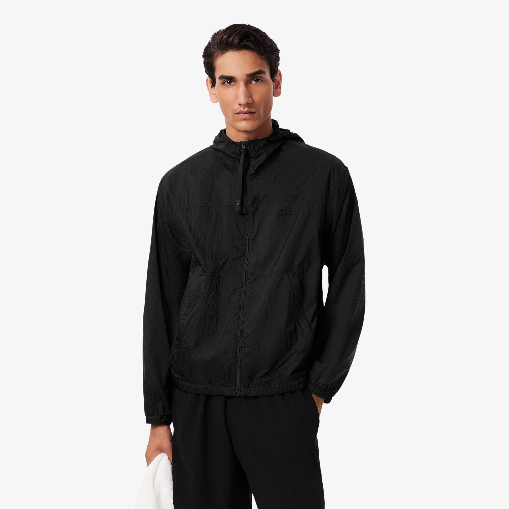 Water-Repellent Packable Nylon Jacket - Men's Jackets & Coats
