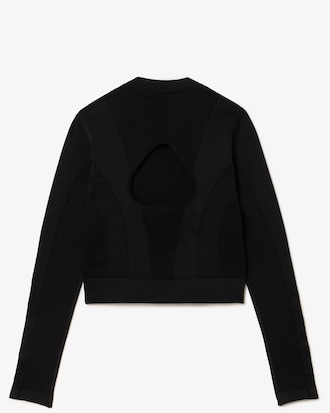 Seamless Open Back Sport Crop Top