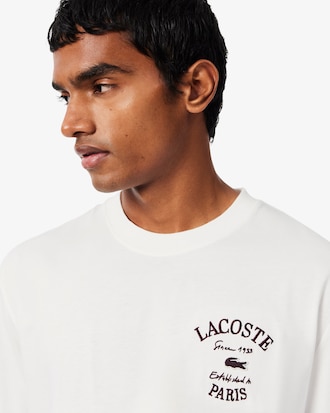 Embroidery Accent Cotton Jersey T-shirt