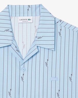 Relaxed Fit Print Twill Shirt