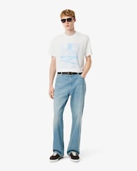 Loose Fit 5 Pocket Denim Jeans