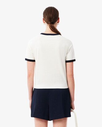 Embroidered Badge Jersey T-shirt