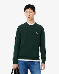 Monochrome Crew Neck Cotton Sweater