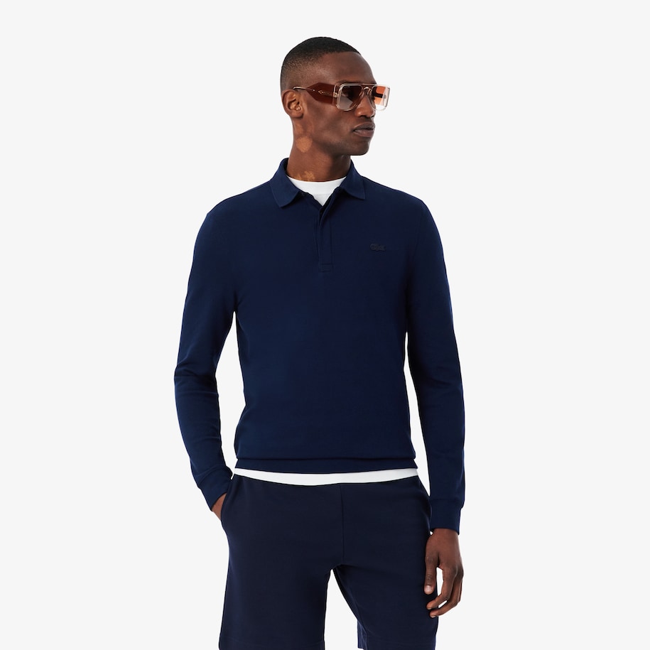 smart long sleeve polo