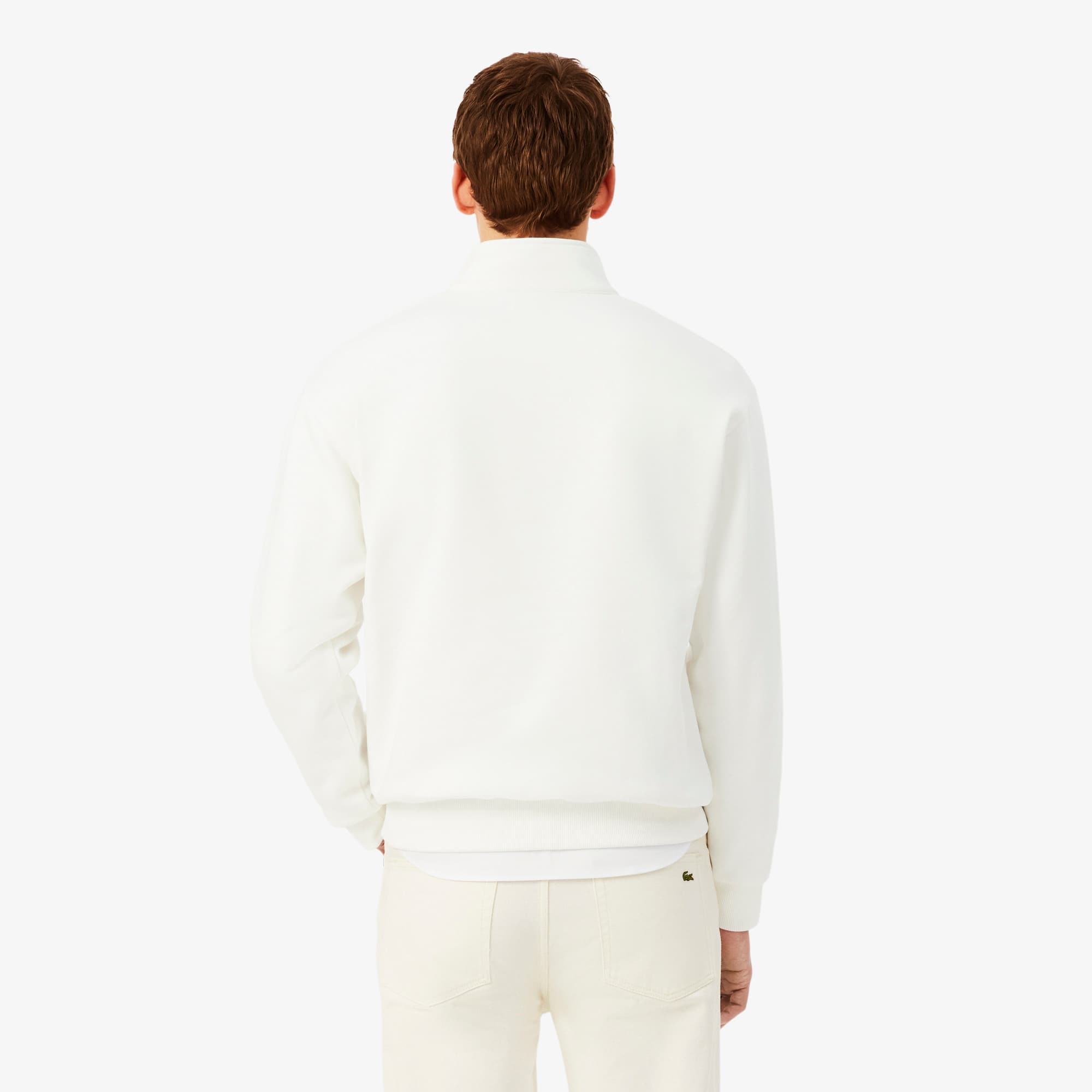 Fleece Zip Neck Sweatshirt - Men's Sweatshirts - New In 2026 | Lacoste
