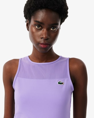 Dual Fabric Pleated Stretch Tennis Dress