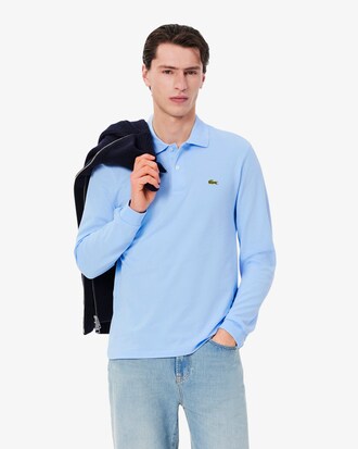 Classic Fit Long Sleeved L.12.12 Polo Shirt