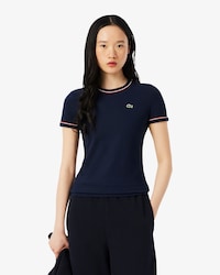 Contrast Trim Jersey T-shirt