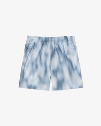 Relaxed Fit Printed Taffeta Shorts