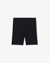 Branded Waistband Lace Cycle Shorts